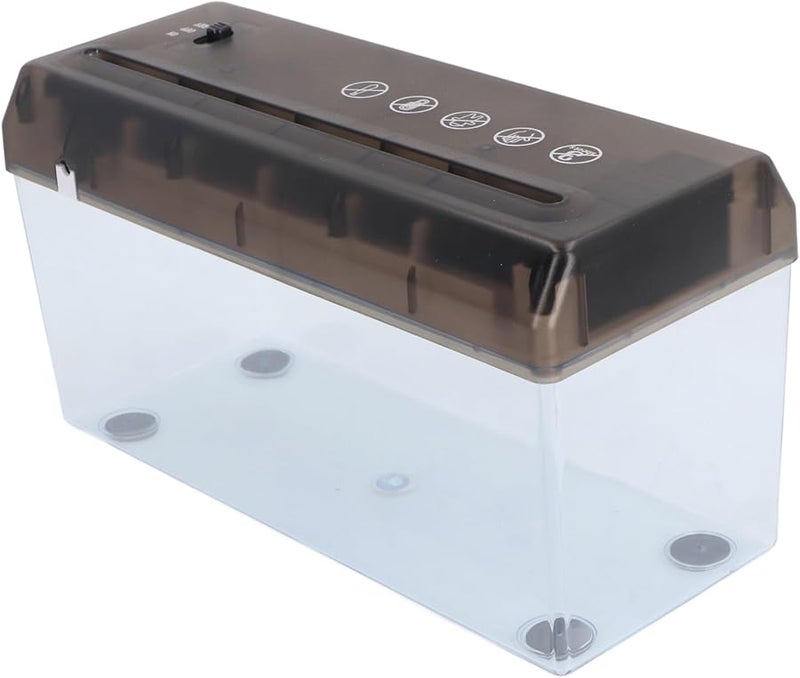 آلة تمزيق ورق مكتبية مدمجة تعمل ببطارية USB، تقطيع شرائط لمستندات A4، للاستخدام في المكتب والمنزل والمدرسة - Image 1